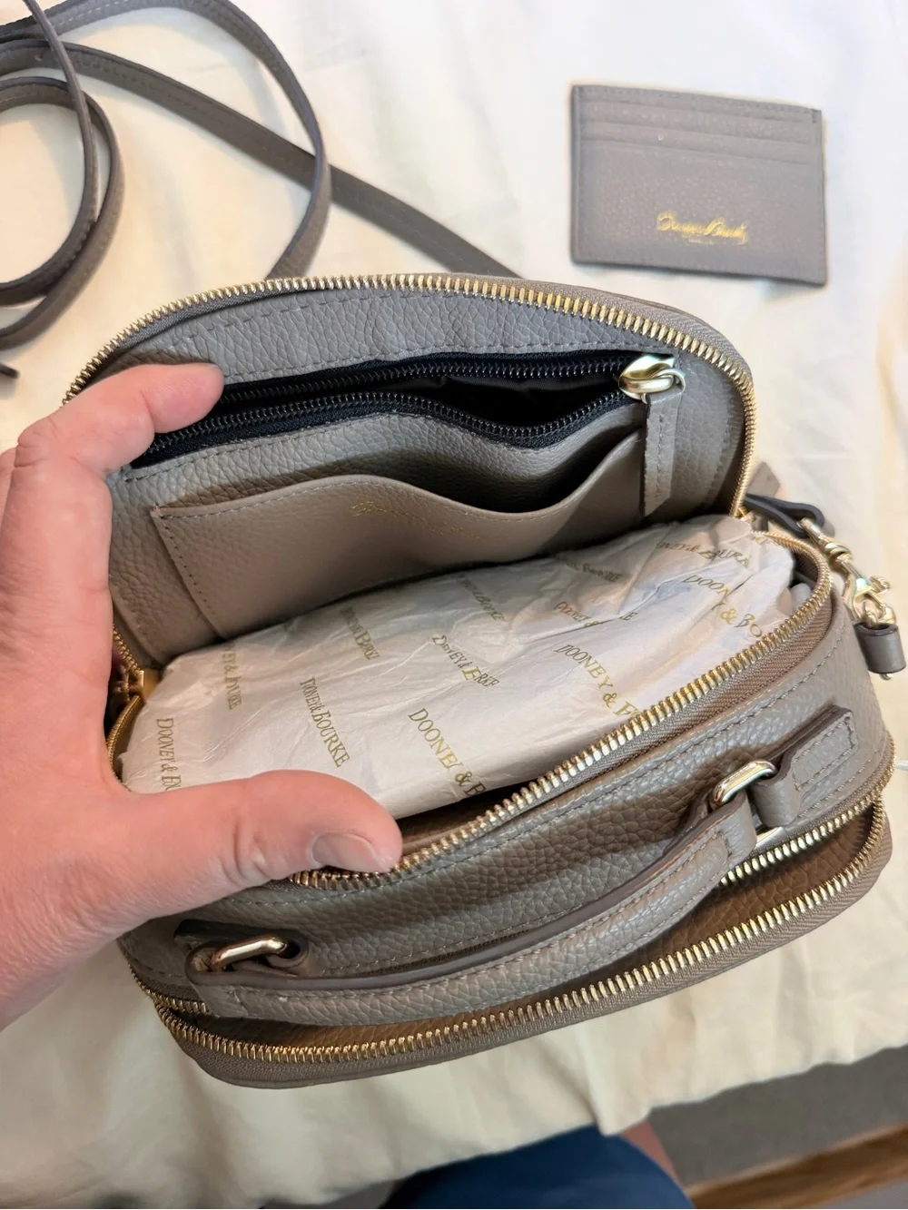Dooney & Bourke pebbled leather